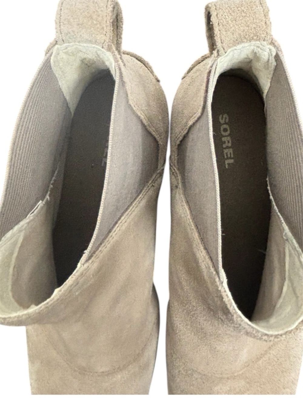 Sorel Taupe Suede Chelsea Booties - Picture 9 of 11